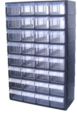 BLOC TIROIR 24 CASES